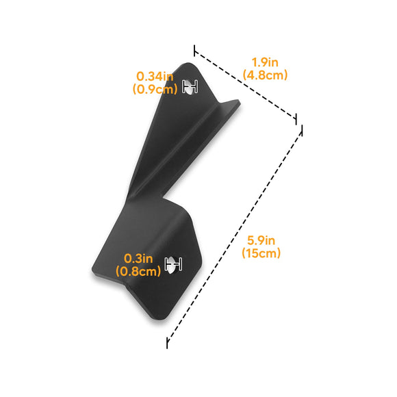 1989 - 1995 Toyota 4Runner Pickups Hood Hinge 3" White & Amber Strobe LED Ditch Light Pod Kit - WeiSen - 70104018+70201007