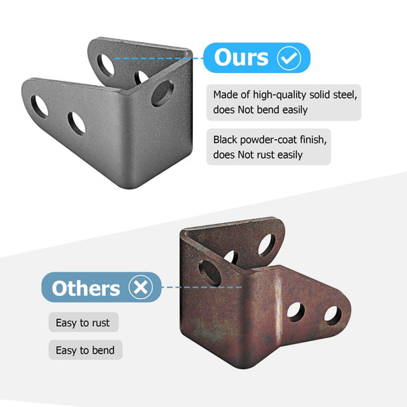 1993 - 2000 Honda TRX300 FourTrax ATV Heavy - Duty Steel Front & Rear 2" Full Lift Kit - WeiSen - 80401060