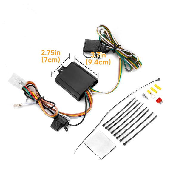 2016 - 2025 Subaru Crosstrek No Drill Class 3 Trailer Hitch 2" Receiver & Plug&Play 4 - Pin Trailer Wiring Harness - WeiSen - 70108015+70206006