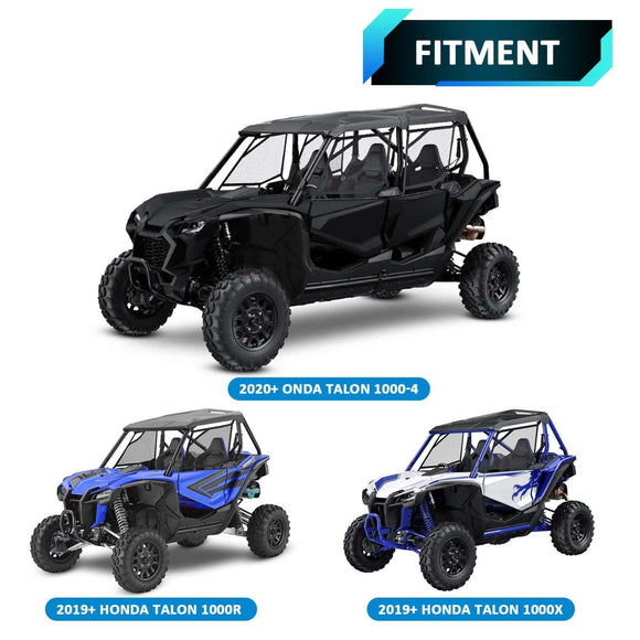 2019 - 2024 Honda Talon 1000R 1000X Heavy - Duty Steel 2" Rear Receiver Hitch & Shackle Hitch Receiver - WeiSen - 80107011+70304017