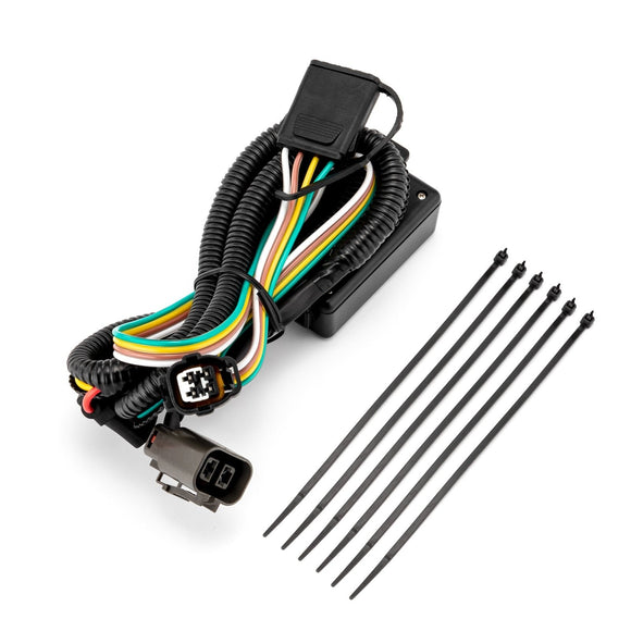 4 - Way Flat Trailer Hitch Wiring Harness for Kia Sorento / Hyundai Santa Fe with Factory Tow Package - WeiSen - 70206002