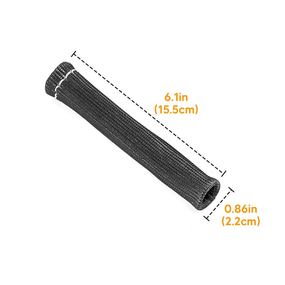 8Pcs Universal 2500 Degree Spark Plug Wire Boots Protector Sleeve Heat Shield Cover - WeiSen - 70820001