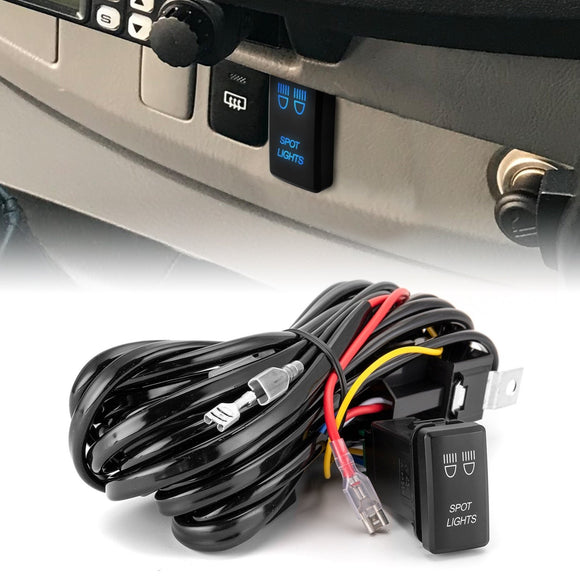 Spot Lights Push Button Switch Kit for 1998 - 2015 Toyota Land Cruiser Hilux Tacoma Highlander Tundra 4Runner Prado - WeiSen - 70203025