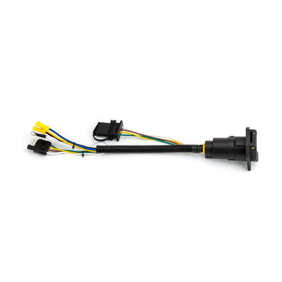 Vehicle - Side 4 - Way Flat to 7 - Way RV Blade and 4 - Way Flat Female End Trailer Wiring Adapter - WeiSen - 70206041