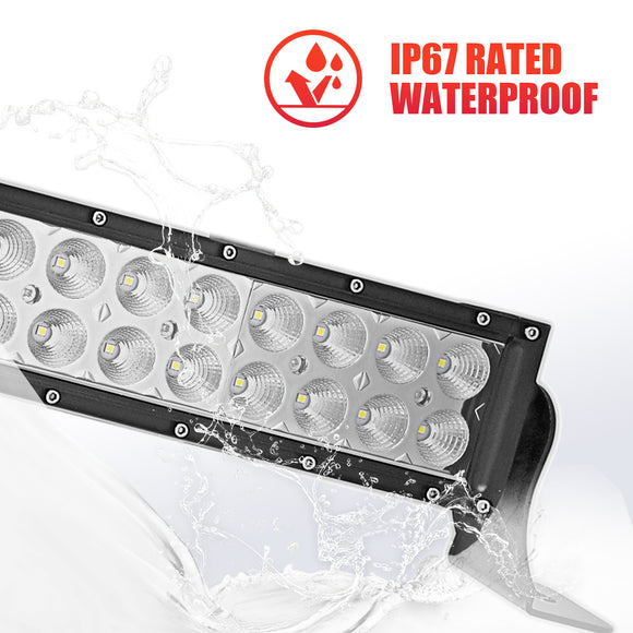 Polaris Ranger XP 900 / XP 1000 Crew Pro - Fit Cage 50" Curved LED Light Bar Kit - WeiSen - ZT177+LED010+WI002