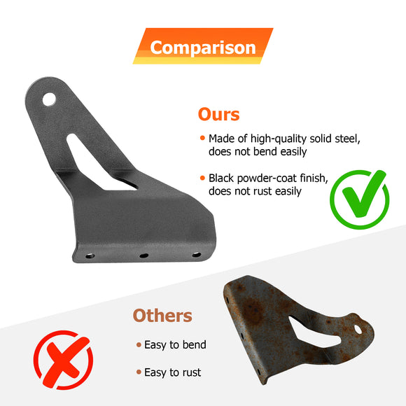 2005 - 2021 2nd Gen Nissan Frontier Upper Windshield Roof LED Light Bar Mount Bracket - WeiSen - 70101039