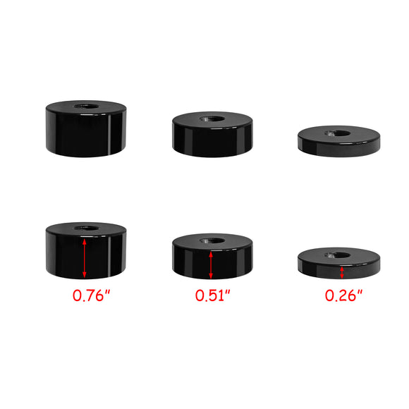 Toyota 4Runner/Tacoma & Lexus GX 1/4" to 1 - 1/2" Seat Spacers Lift Rear or Front Seats - WeiSen - 70305009