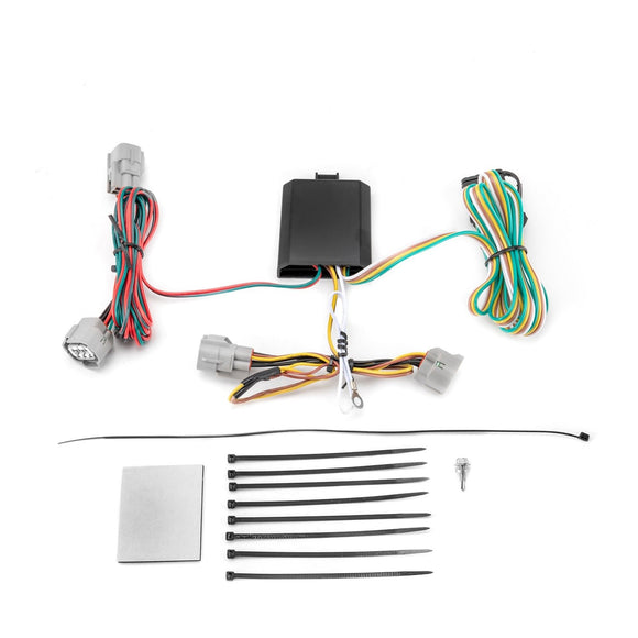 1993 - 2015 Toyota Tacoma T100 Hilux Vehicle - Side 4 - Pin Trailer Wiring Harness w/ Plug & Play Connector - WeiSen - 70206009