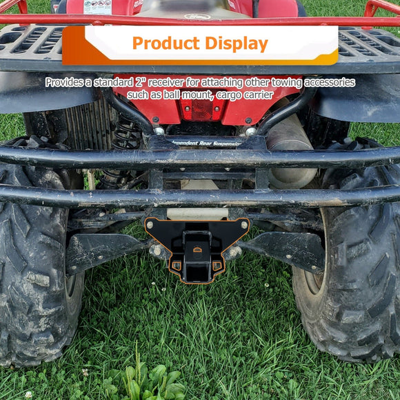 1996 - 2004 Polaris Sportsman 400 500 600 700 UTV ATV Heavy Duty Steel Rear Towing Hitch 2" Receiver - WeiSen - 80107018