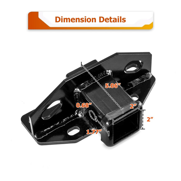 2014+ Lexus GX460 Heavy Duty Steel 5000 LBS Rear Towing Hitch Class 3 Trailer Hitch 2" Receiver - WeiSen - 70108005