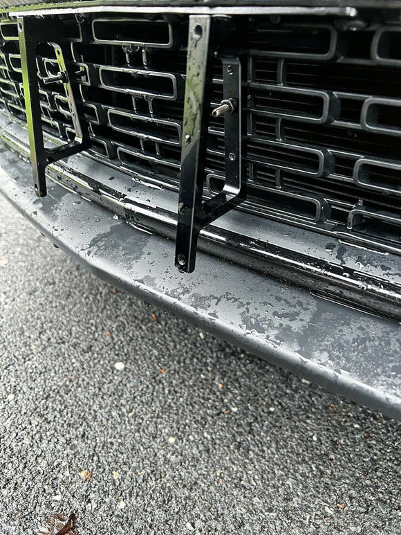 2015 - 2023 Dodge Challenger No Drilled Front Lower Bumper License Plate Mount Bracket - WeiSen - ZT126 - A