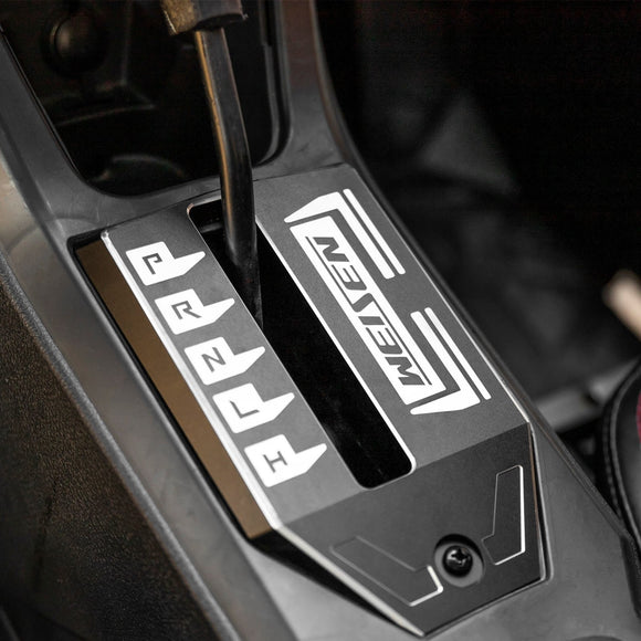 2020+ Polaris RZR Pro XP /Pro R /Turbo R Black Aluminum Shift Panel | OEM #5456354 - 070 - WeiSen - 80312002