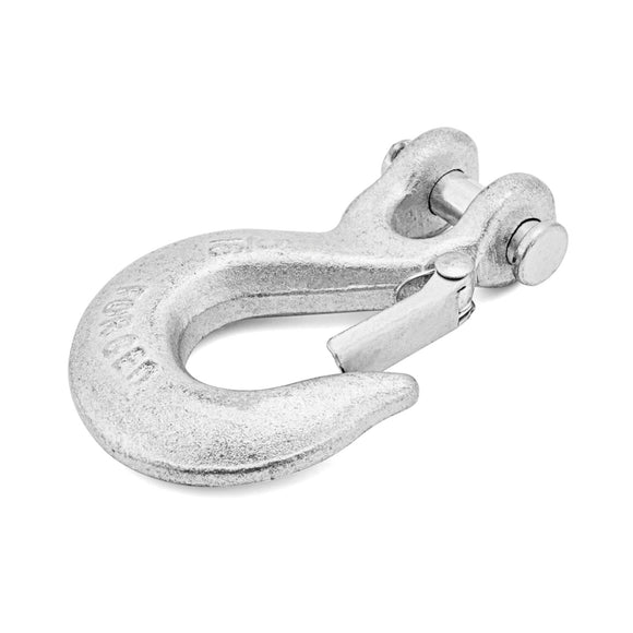 2Pcs 5/16" Chain Slip Safety Latch Hook Clevis Tow Winch Trailer Winch Hook - WeiSen - 80310014*2