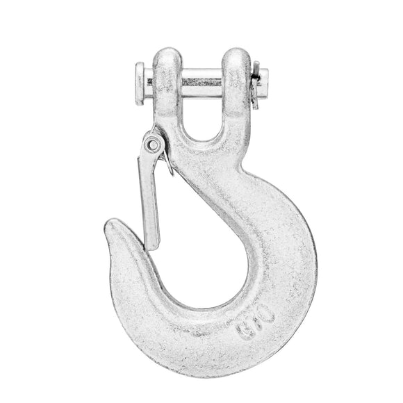 2Pcs 5/16" Chain Slip Safety Latch Hook Clevis Tow Winch Trailer Winch Hook - WeiSen - 80310014*2