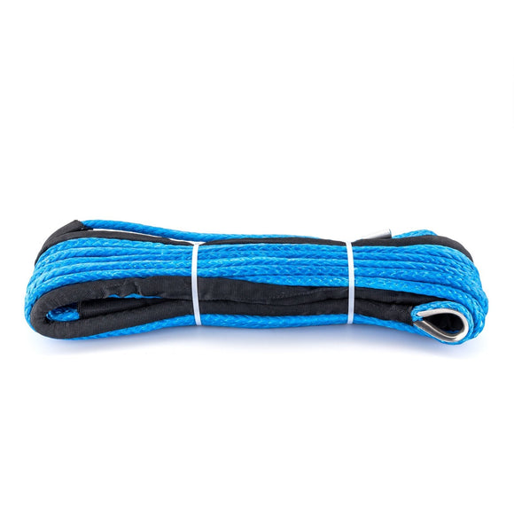3/8" x 95' 20500LBs Synthetic Winch Line Cable Rope for Off Road Vehicle SUV Truck - WeiSen - 80310011