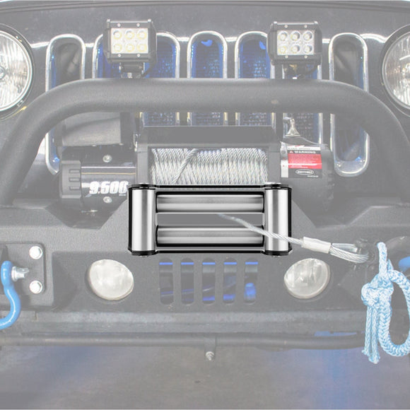 ATV UTV 4 - Way 4 - 1/4" Winch Roller Fairlead Cable Guide for 3000 - 4000 LBS - WeiSen - 80310005
