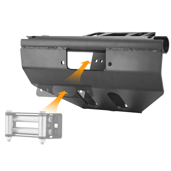 2017 - 2024 Can - Am Maverick X3/X3 Max Front Bumper Winch Heavy Mount Plate Kit - WeiSen - 80106006