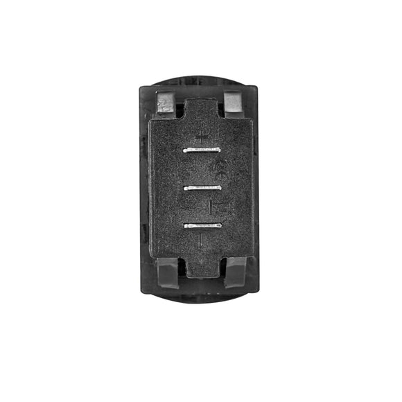 Car Motorcycle ATV UTV RV Vehicles Marine Boat LED Digital Dual Voltmeter Voltage Rocker Switch - WeiSen - 70220004