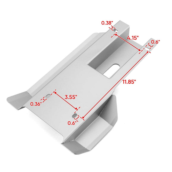 Honda TRX400EX TRX400X ATV Heavy Duty Chrome Swing Arm Skid Plate - WeiSen - 80308005