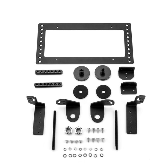 Jeep Grand Cherokee No Drill Bolt - On Aluminum Grille License Plate - WeiSen - 70302019