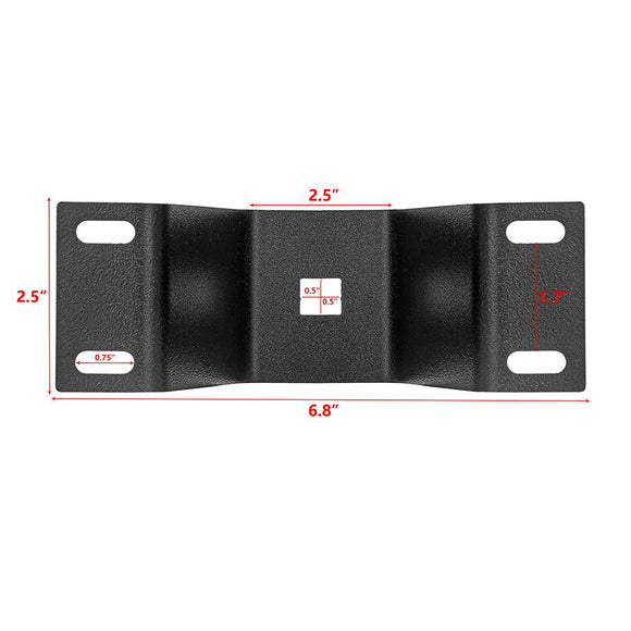 Universal for Pickup Truck Front/Rear Bumper Hi - Lift Jack Mount Holder Carrier - WeiSen - ZT091