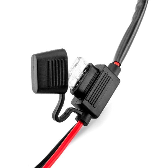 Universal Wiring Harness For LED Lights 2 Lead 12V 40Amp With Fuse And Relay - WeiSen - WI003