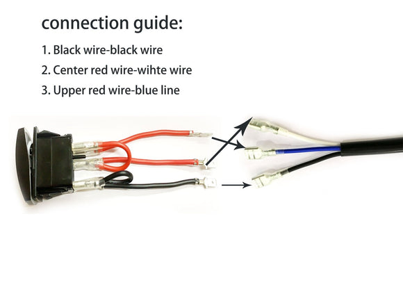 UTV ATV Off Road 2 Lead LED Light Bar Wiring Harness - WeiSen - WI005