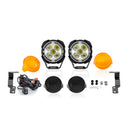 For 2005-2015 Toyota Tacoma Hood Hinge Ditch LED Pod Lights 3.5" – 3-Layer DRL, 6 Modes, DT Harness-9