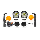 For 2015-2019  GMC Sierra / Chevrolet Silverado 2500HD 3500HD Hood Hinge Ditch LED Pod Lights 3.5" – 3-Layer DRL, 6 Modes, DT Harness-9