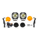 For 2019-2026 Dodge Ram 2500 3500 Hood Hinge Ditch LED Pod Lights 3.5" – 3-Layer DRL, 6 Modes, DT Harness-9