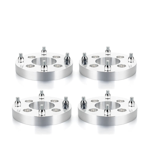 4Pcs 1.0" UTVs/ATVs 6061 Aluminum Wheel Adapter Spacers with a 4x110mm Hub Side Bolt Pattern