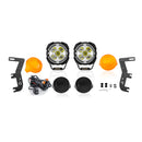 For 2023-2026 Chevrolet Colorado & GMC Canyon Hood Hinge Ditch LED Pod Lights 3.5" – 3-Layer DRL, 6 Modes, DT Harness-9