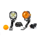 For 2024-Curent Toyota Tacoma Tundra Hood Hinge Ditch LED Pod Lights 3.5" – 3-Layer DRL, 6 Modes, DT Harness-9