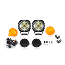 For 2017-2023 Ford F-150 / F150 Raptor Hood Hinge Ditch LED Pod Lights 3.5" – 3-Layer DRL, 6 Modes, DT Harness-9