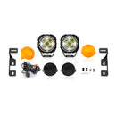 For 2005-2021 Nissan Frontier 2nd Gen Hood Hinge Ditch LED Pod Lights 3.5" – 3-Layer DRL, 6 Modes, DT Harness-10