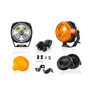 2023-2026 Ford Super Duty F250/350/450 Hood Hinge Ditch LED Pod Lights 3.5" – 3-Layer DRL, 6 Modes, DT Harness-9