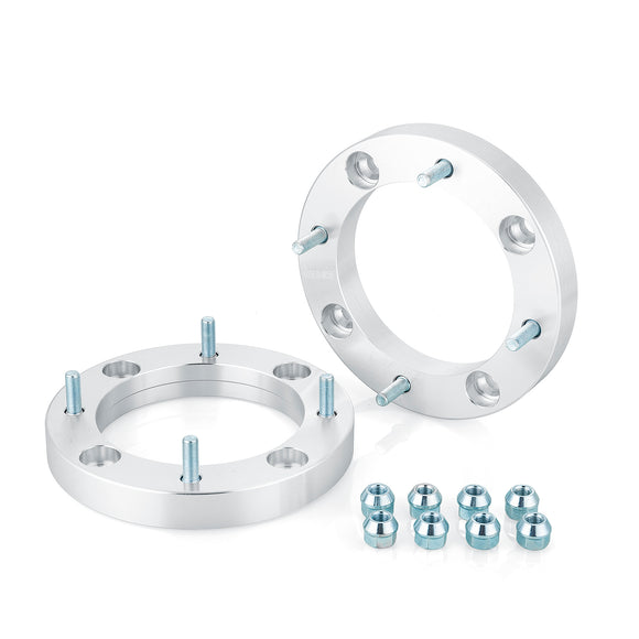 2Pcs 1" 4x156 Wheel Spacers Adapters for Polaris RZR Ranger Ace Sportsman | 6061-T6 Forged Aluminum | Bolt-On