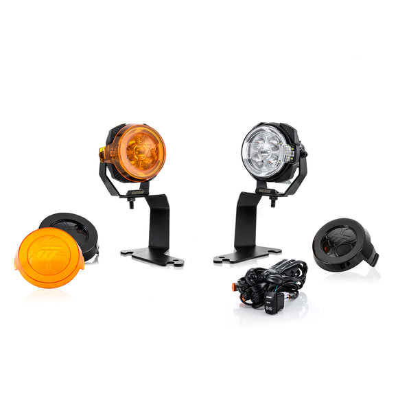 For 1999-2006 Silverado/Sierra 1500 Hood Hinge Ditch LED Pod Lights 3.5" – 3-Layer DRL, 6 Modes, DT Harness