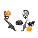 2023-2026 Ford F-250/F-350 Hood Hinge Ditch LED Pod Lights 3.5" – 3-Layer DRL, 6 Modes, DT Harness-10