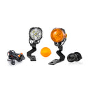 For 2003-2009 Toyota 4Runner Hood Hinge Ditch LED Pod Lights 3.5" – 3-Layer DRL, 6 Modes, DT Harness-10