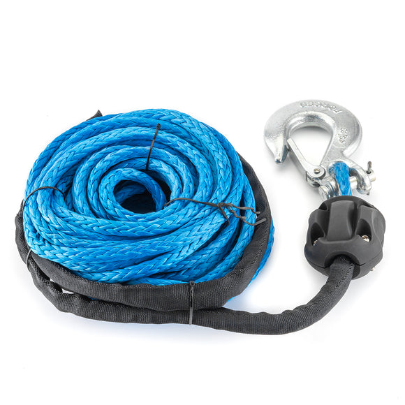 Trucks Jeep ATV UTV ORV Trailers 12000LBs 5/16"x50' Synthetic Rope Winch Fairlead Hook Stopper - WeiSen - 80310010+80310023+80310015