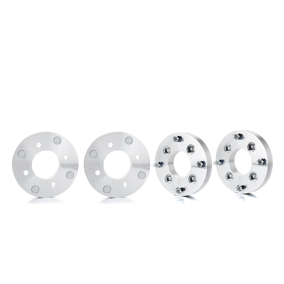 4Pcs 1.0" UTVs/ATVs 6061 Aluminum Wheel Adapter Spacers with a 4x110mm Hub Side Bolt Pattern