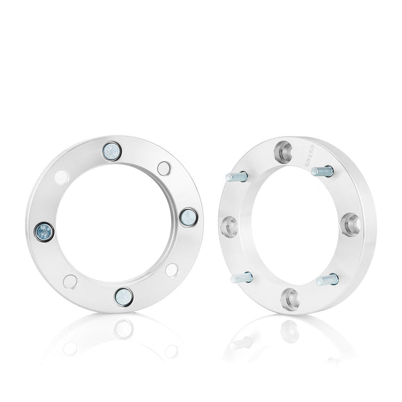 2Pcs 1" 4x156 Wheel Spacers Adapters for Polaris RZR Ranger Ace Sportsman | 6061-T6 Forged Aluminum | Bolt-On