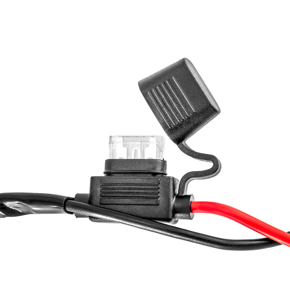 Toyota 3 - Lead 10ft Wiring Harness Kit with Dual LED Light Bar Spot Light Switch Small Style 1.52″x 0.82″(33mm x 22mm) - WeiSen - 70203018