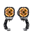 For 2010-2024 Toyota 4Runner & 2007-2021 Tundra Hood Hinge Ditch LED Pod Lights 3.5" – 3-Layer DRL, 6 Modes, DT Harness-11