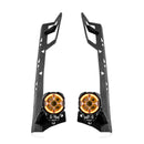 For 2007-2017 Jeep Wrangler JK A-Pillar LED Pod Lights 3.5" – 3-Layer DRL, 6 Modes, DT Harness-1