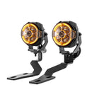 For 2003-2009 Toyota 4Runner Hood Hinge Ditch LED Pod Lights 3.5" – 3-Layer DRL, 6 Modes, DT Harness-11