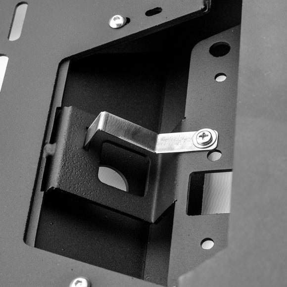 2021 - 2024 Ford Bronco 2/4 Door Spare Tire Delete License Plate Relocation Bracket w/ Camera & Brake Light Mounting Hole - WeiSen - 70302018