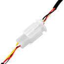 Toyota 3 - Lead 10ft Wiring Harness Kit with Dual LED Light Bar Spot Light Switch Tall Style 1.28″x 0.87″(38mm x 22mm) - WeiSen - 70203019