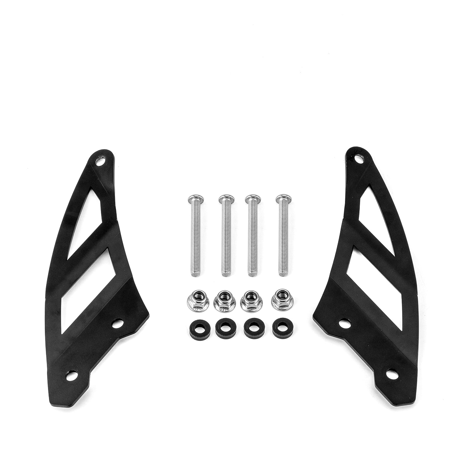 2024+ Can Am Maverick R All Models Steel UTV Upper Windshield LED Light Bar Mount Bracket